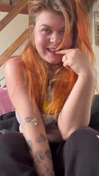 Do You Like Natural Girls? Come and Discover Me! Tattooed Hairy Redhead French Amateur