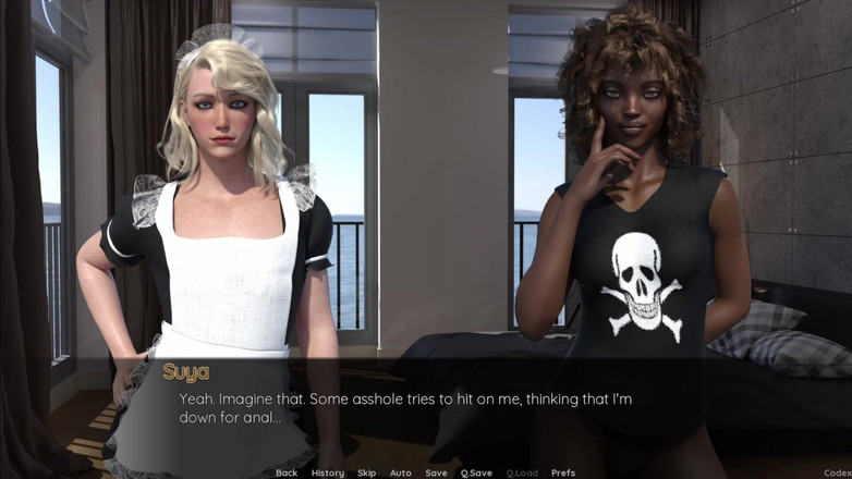 Femboy Maaya: Nelíbí se ti moje krátké nohy, Aye?