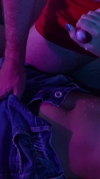 Doggystyle Grinding Her Big Ass in Jeans