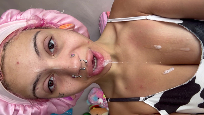 Nali Marie: POV Facial Cum Play Slow Motion Boob Bouncing Huge Cumshot