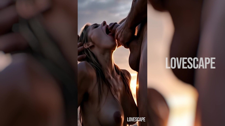 Lovescape: Hot Blonde Fucks Stranger on Beach