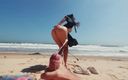 Sex Travelers: Me- Teen Girl Masturbates on a Nude Beach, Caresses Feet,...