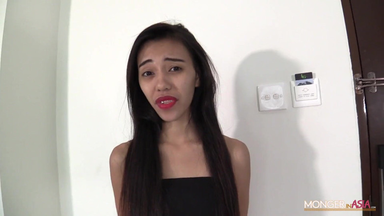 Monger In Asia: Ultra thin Asian whore inseminated and bred