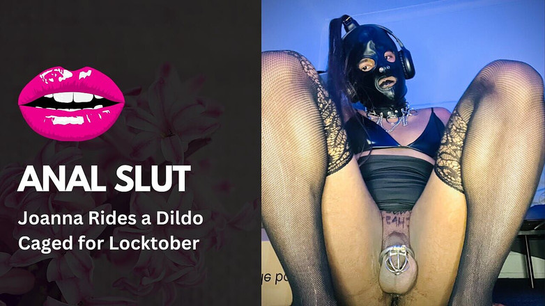 Joanna CD: Sissy děvka Joanna jezdí na robertku, zatímco je v cudnosti...