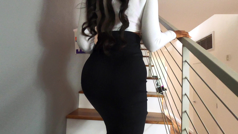 Tommy Wood XXX: Ebony Secretary Squirting All Over My Big Cock Olivia Jay