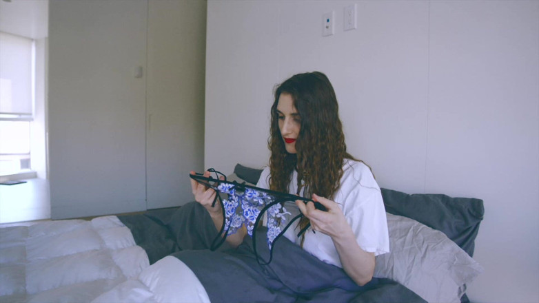 Piper Blush: Crotchless Panties