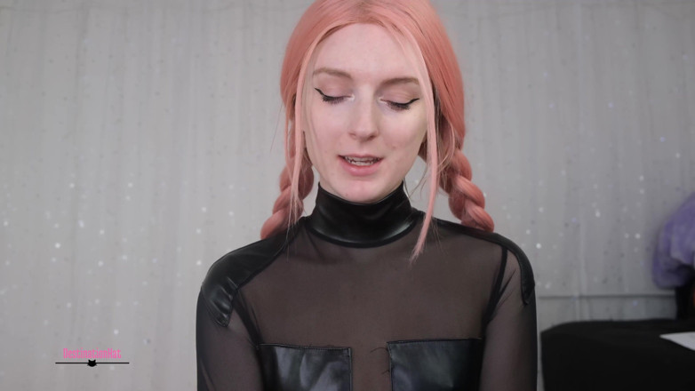 Destination Kat: Shiny Bodysuit JOI