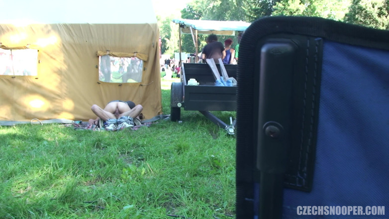 Czech Snooper: Czech Snooper 6: Festival Scandal - Two Hot Women Put on a...