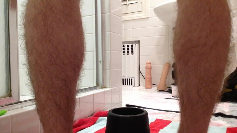 Turtlewax: Diversión anal - jugando con mi culo en el baño