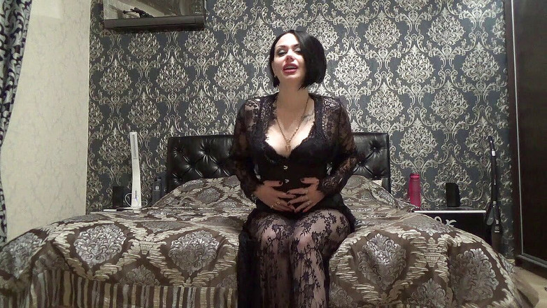 Goddess Misha Goldy: Femdom joi versión 1 con corrida e instrucciones de digitación culo