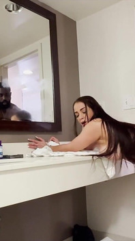 BBC for Big Booty MILF Miss Raquel in Bathroom