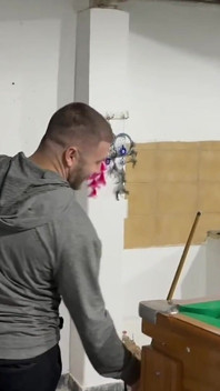Sr Carmona and Victor Ferraz Playing Naked Billiards