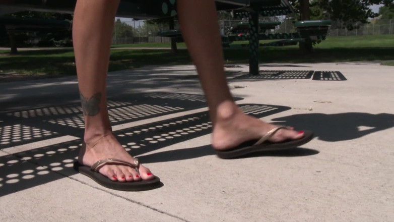 Sinful Feet: Dava Foxx outdoor