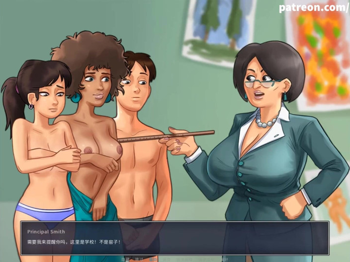 Cartoon Universal: Summertime Saga bahagian 157 (submisif Cina dipermudah)