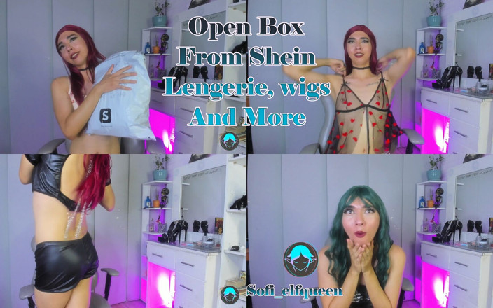 Sofi_elfqueen: Buka kotak dari shein lengerie, wig, dan masih banyak lagi