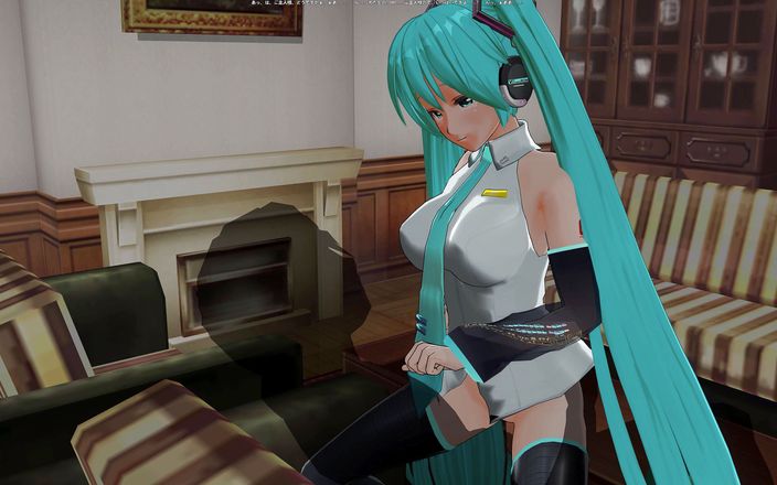 H3DC: 3D Hentai Hatsune Miku rides your cock and gets cum...