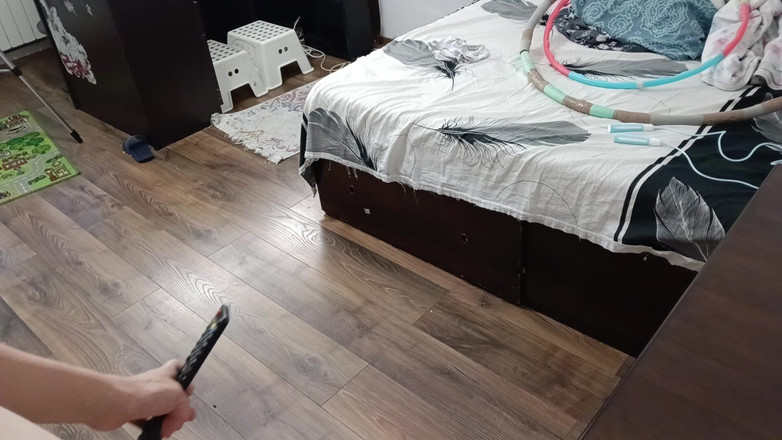 Mirsur: Sexy Esposa Entrenamiento En Casa Desnuda