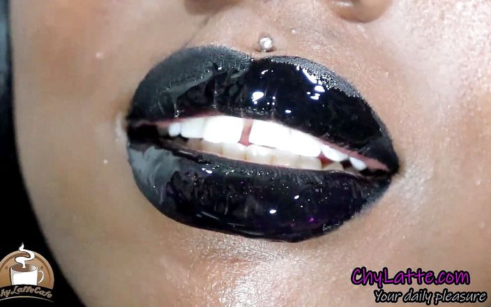 Chy Latte Smut: Black matte to gloss lipstick