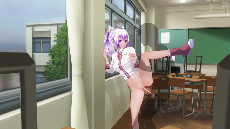 H3DC: 3D HENTAI College girl fucked at the window in the...