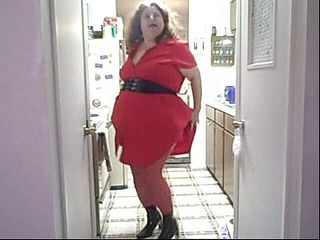 BBW nurse Vicki adventures with friends: Red dress part 2 Join my Fan club and you will...