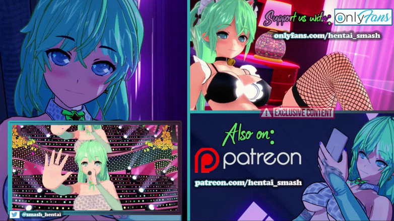 Hentai Smash: Sophia ve Ann Takamaki otel odasında lezbiyen seks yapıyor - persona 5...