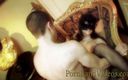 Pornland videos: Elle joue avec ses gros nichons en baisant sa chatte étroite