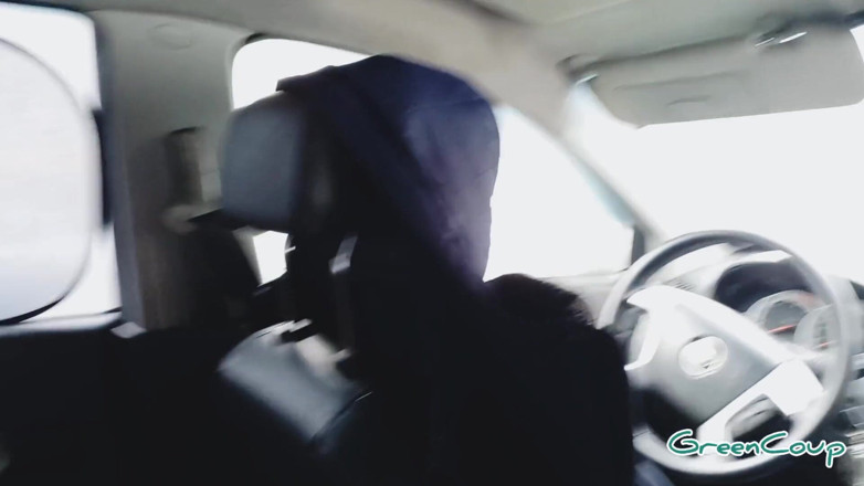 GreenCoup: Sucks in the car in front of the store. She...