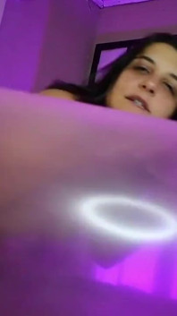 Büyük wubble topuna binip fışkırtıyor