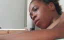 Black Jass: Two sexy ebony chicks get fucked on the bed