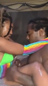Hot Love Making in the Hot Tub with Two Beautiful People Lol Thanks for the Love Yall Keep Watching