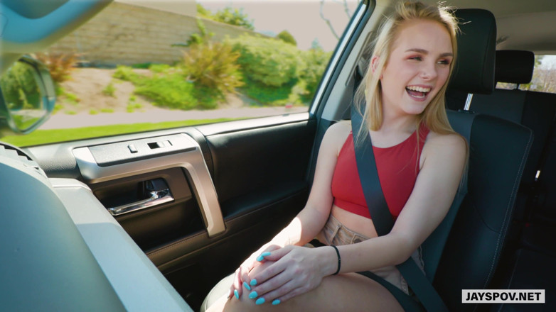JAYS POV: Tiny Blonde Teen 18 Years Old First Time Porn Video