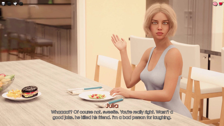 3D Cartoon Porn: Mein vergnügen 3 - lori küsst zum ersten mal julian im park...