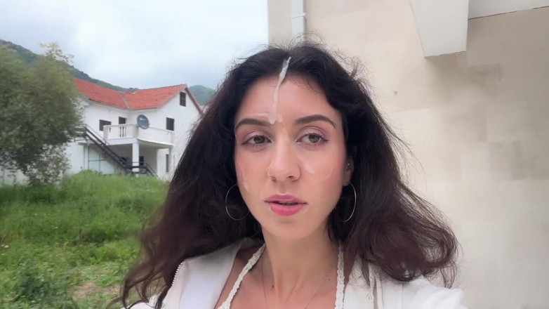 Dis Diger: POV-sex am morgen, blowjob, footjob und sperma im gesicht - öffentlicher sperma-walk