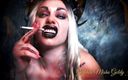 Goddess Misha Goldy: My demonic smoke penetrates not only into your lungs but...