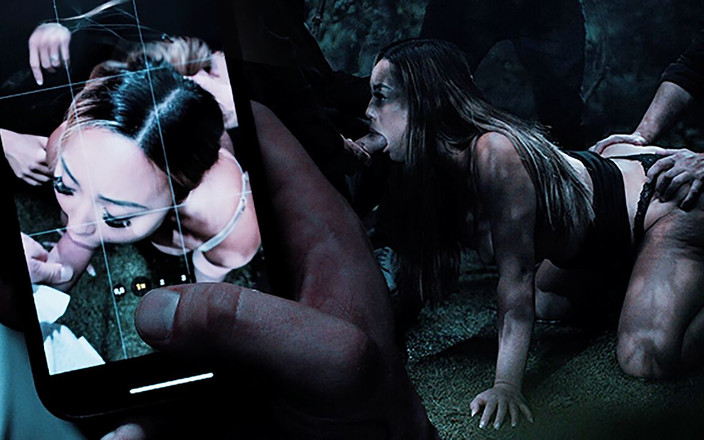 Freeze.xxx: Asiatisk slampa gängknull - japansk tjej med stora tuttar blir använd...