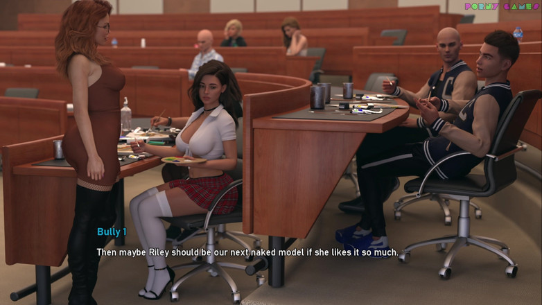 Porny Games: Steps of Debauchery de Fooxied - Onether plată colectate, Riley vrea...
