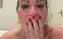 The Sophie James: Totally Ruined Saliva Snot Dildo Gagged