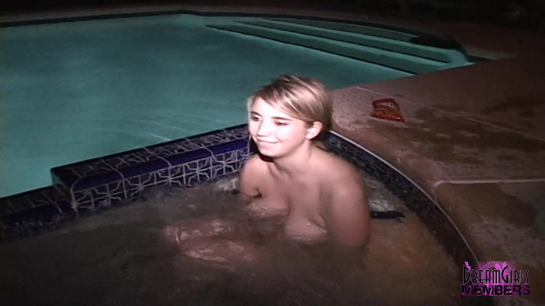 Dream Girls: Two Girls Fuck Around Naked in the Hot Tub on...