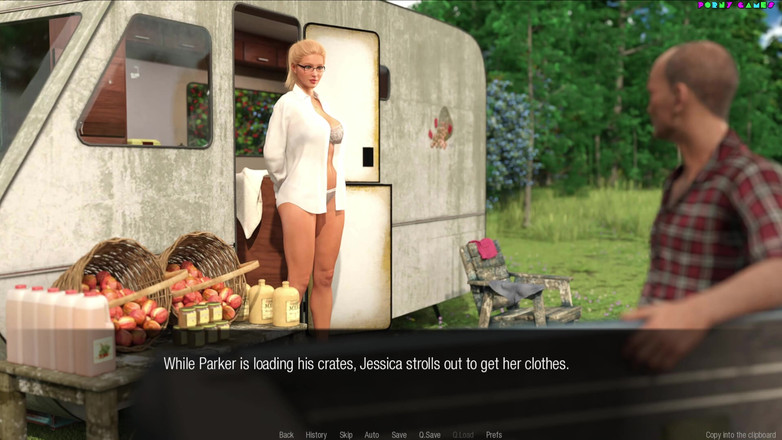 Porny Games: Jessica o'neil的硬新闻被阻止 - 和老人一起去果园 19