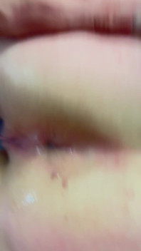 Dirty Talk Her as I Squeeze Her Cheeks and See My Cream Pie