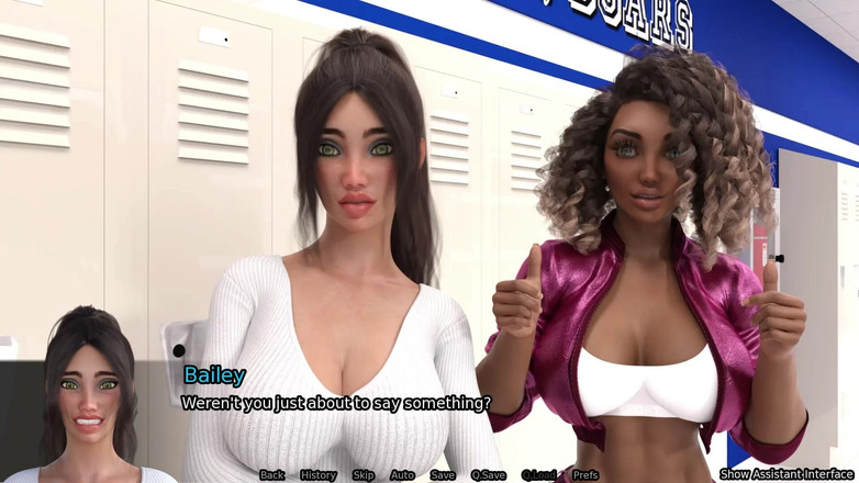 Studio-77: Sexbot steph route # 1 juego de porno animado - bombón de raza...