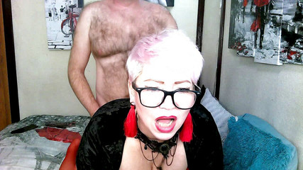 AimeeParadise: Seks matrimonial panas pasangan kamera web matang dari Rusia! Blowjob,...