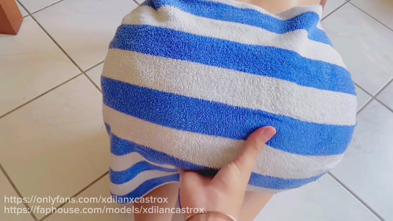 Dilan Castro: Young Twink in Towel Gets Fucked Hard Bareback by Straight...