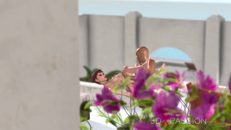 3dxpassion: Dwarf pervert fucks hard a young girl in an expensive...