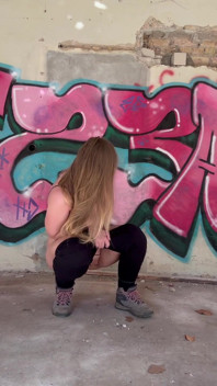 Pure Thrills! My First Masturbation at a Lost Place!!