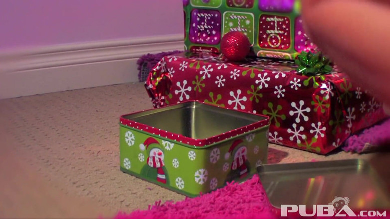 PUBA: Britney finds a Christmas gift under the tree perfectly sized...