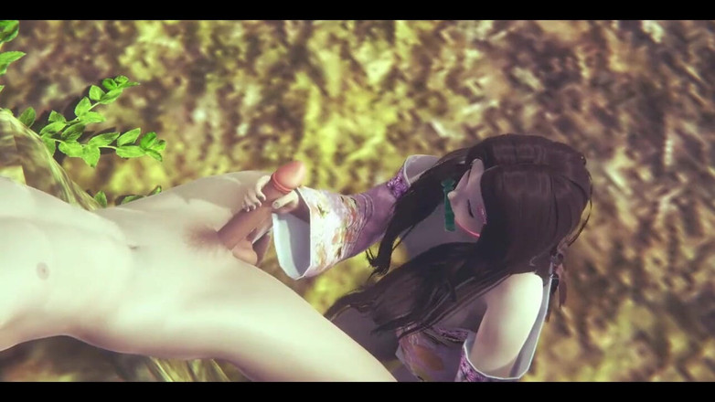 HentaiTubes: Demon Slayer Hentai - Nezuko ręczna robota i anal - japońska azjatycka...