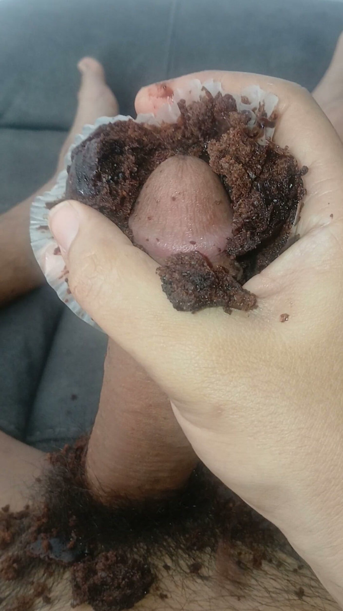 Alexander33324: Een heerlijk rietje met een chocolade-mofin.