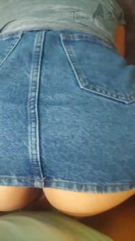 I Seduced My Stepbrother with My Miniskirt and Now He Wants to Cum on My Face