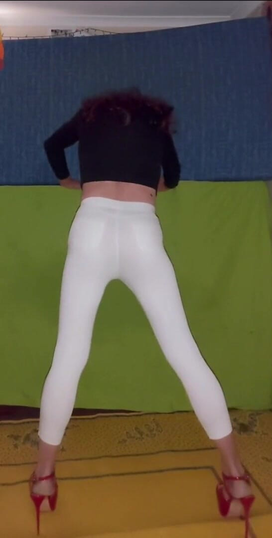 Lizzaali: Witte stretchbroek